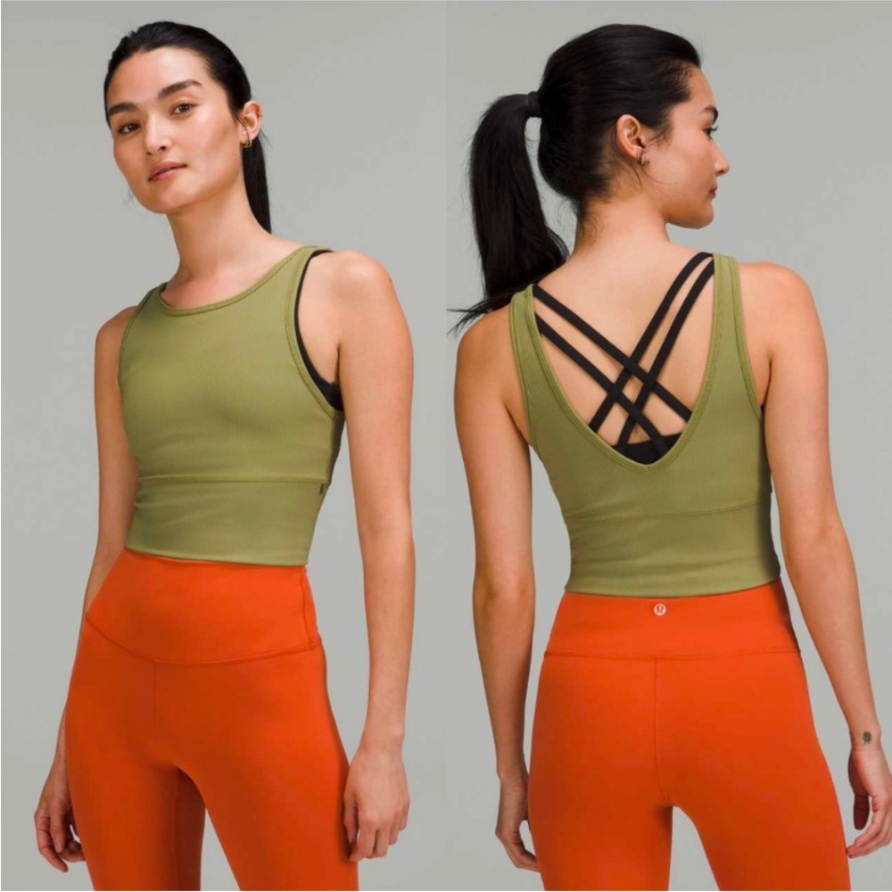 Lululemon‎ Power Pivot Ribbed Tank Top Size 4